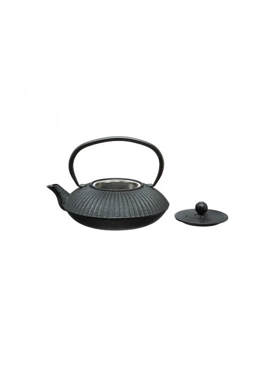 Secret de Gourmet Cast Iron Black Teapot 800ml