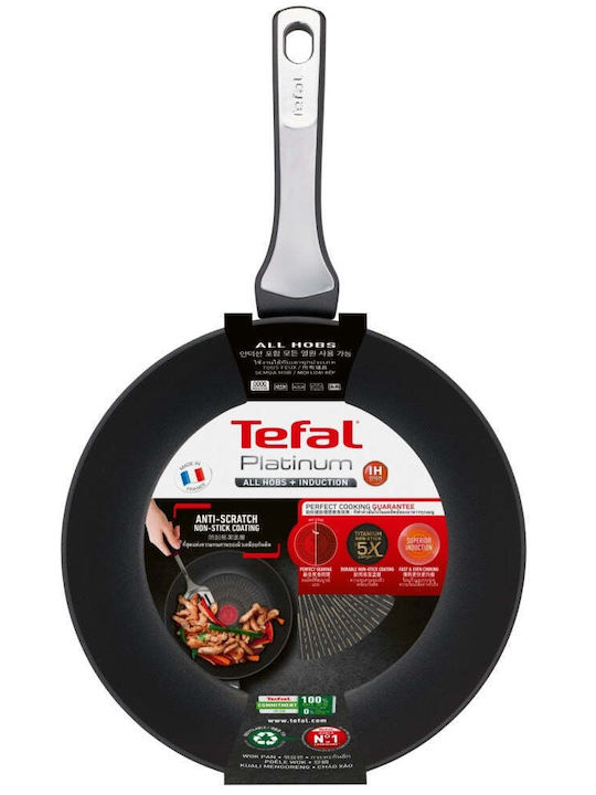 Tefal Unlimited Wok din Aluminiu cu Strat Antiaderent 28cm