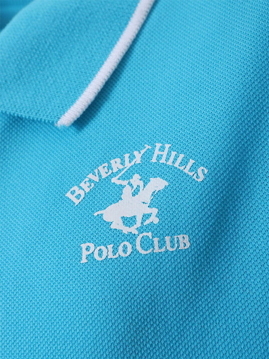 Polo beverly hills Kids Polo Short Sleeve Turquoise