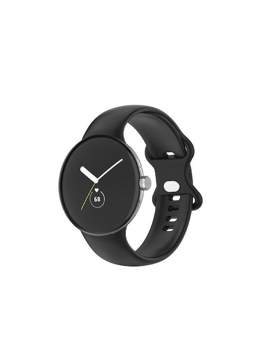 Edman Λουράκι Ανοξείδωτο Ατσάλι Μαύρο (Google Pixel Watch 1 / 2 / 3 / 4 41mm)