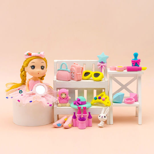 Fancy Erasers In Lunchbox: Girl