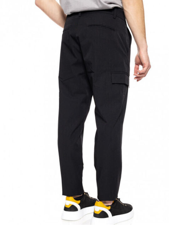 Biston Παντελονι Ανδρικο Cargo Ισιο Black 51-241-014