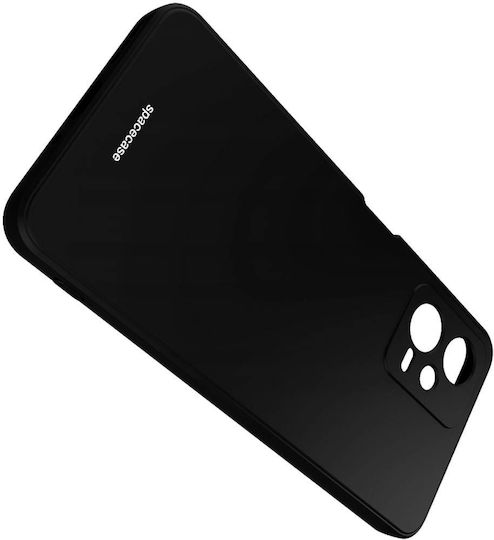 Spacecase Silicone Задна корица Силикон Черен (Redmi Note 12 5G)