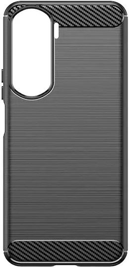 Hurtel Carbon Back Cover Σιλικόνης Μαύρο (Honor 90 Pro)