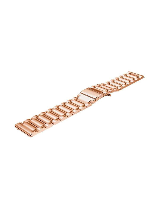 Edman 3z Сменяема каишка за гривна за Samsung Watch Active, 20 мм, универсална, розово злато