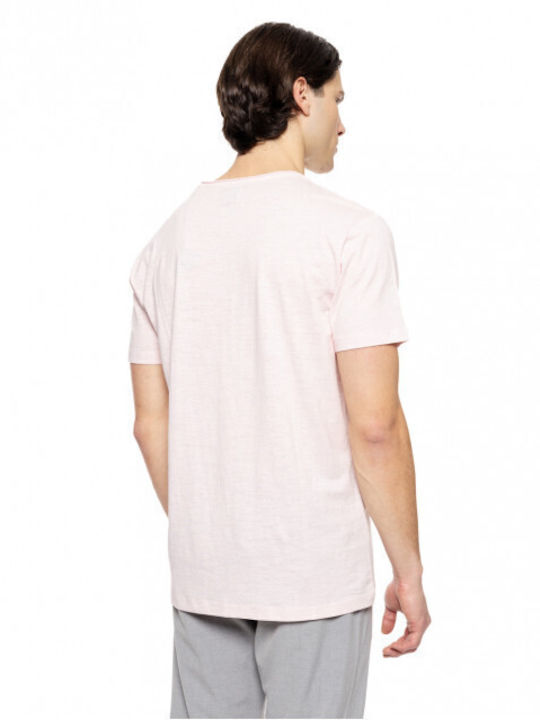 Smart Fashion Short sleeve with pocket T-shirt 51-206-034 Pink