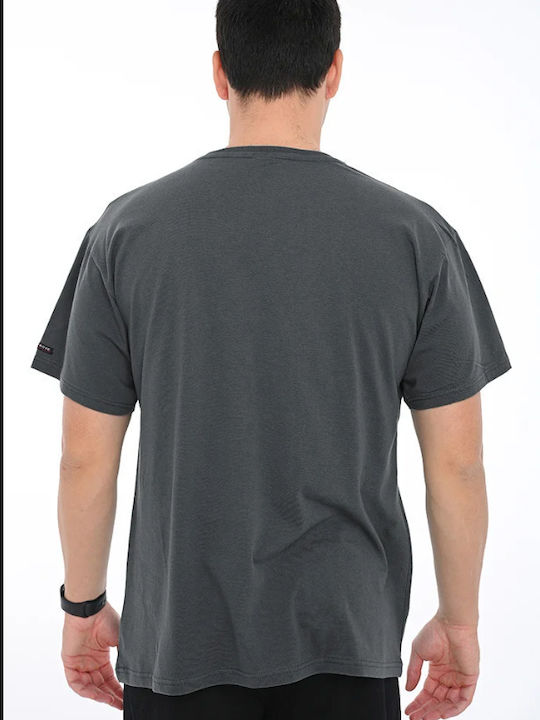 Bodymove Men's V-neck T-shirt 1389 Anthracite