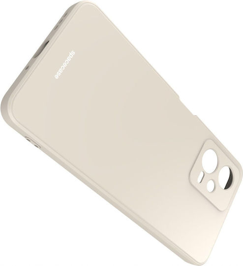 Spacecase Silicone Back Cover Σιλικόνης Μπεζ (Redmi Note 12 5G)
