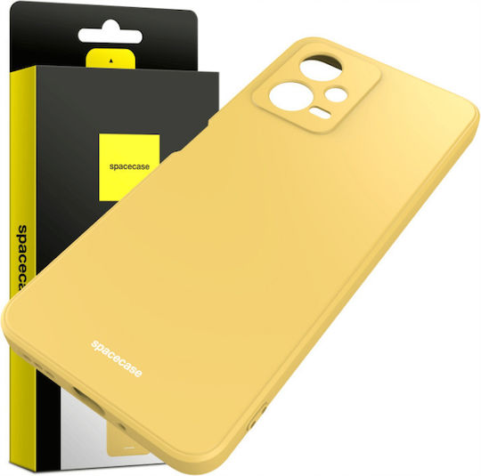 Spacecase Silicone Umschlag Rückseite Silikon Gelb (Redmi Note 12 5G)