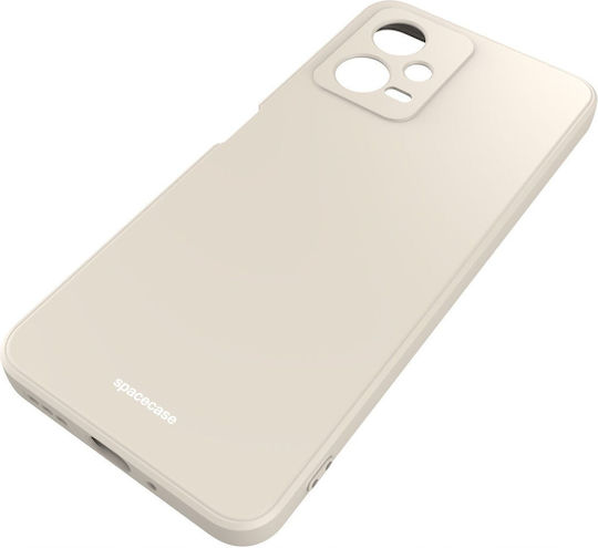 Spacecase Silicone Back Cover Σιλικόνης Μπεζ (Redmi Note 12 5G)