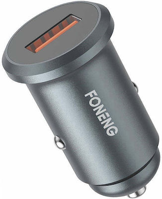 Foneng Car Charger Black Total Intensity 4A Fast Charging with a Port USB