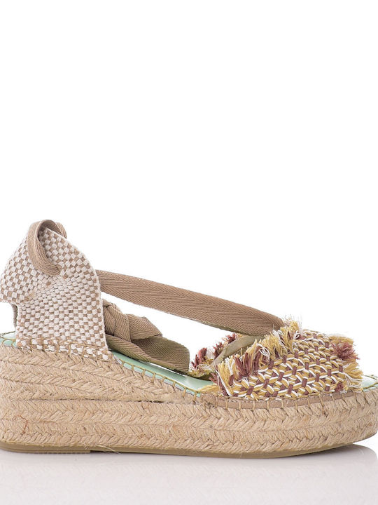 Star Love Women's Platform Shoes Beige