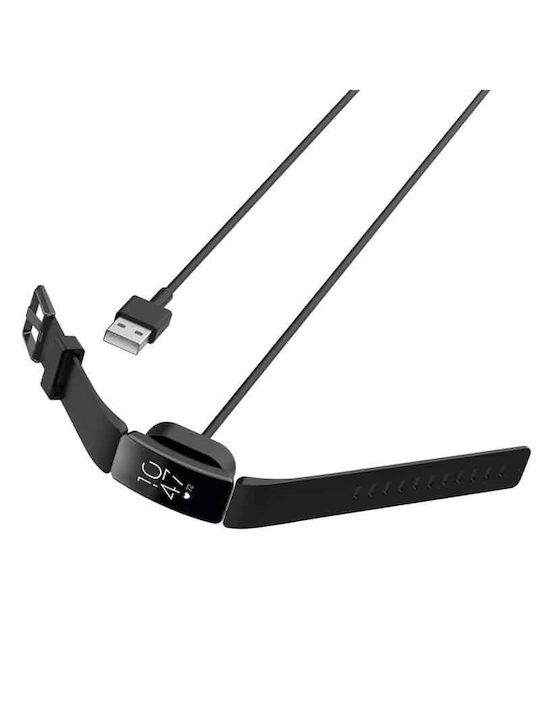 Edman Φορτιστής για Fitbit Inspire/Fitbit Inspire HR Μαύρος