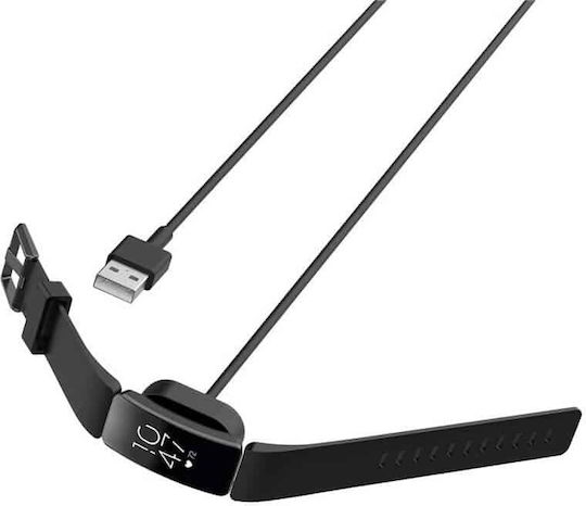 Edman Зарядно за Fitbit Inspire/Fitbit Inspire HR Черно