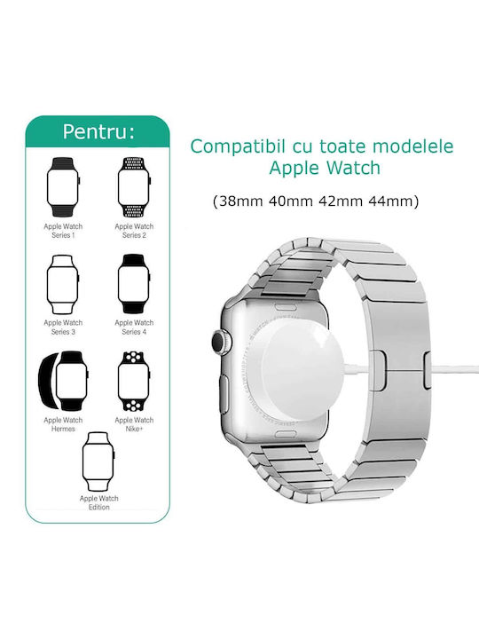 Edman Φορτιστής για Apple Watch, iWatch Λευκός