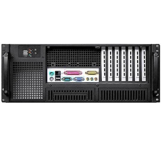 Techly Chassis Industrial Rack 19/desktop 4u Ultra Compact Black" I-case Mp-p4hx-blk6