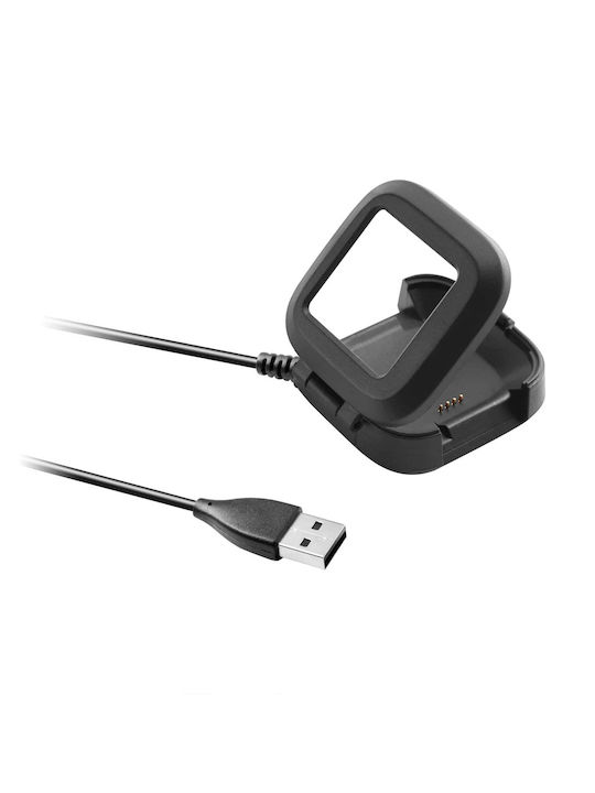 Edman Ladegerät für Fitbit Versa Schwarzς