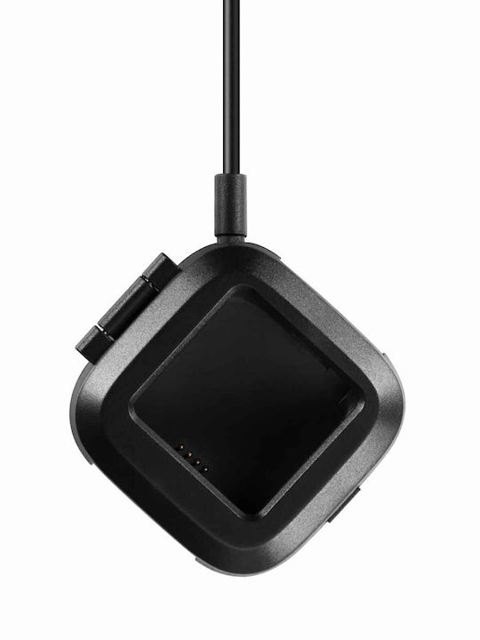 Edman Ladegerät für Fitbit Versa Schwarzς