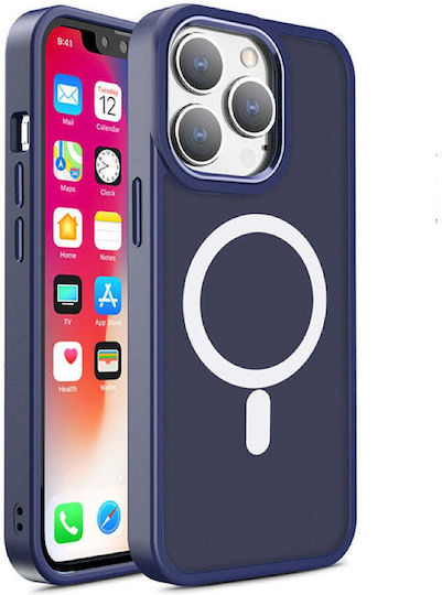 HQWear Back Cover Σιλικόνης / Πλαστικό Μπλε (iPhone 15 Pro)