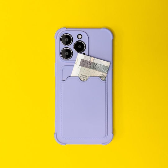 HQWear Back Cover Silicone / Plastic Purple (iPhone 13 Pro Max)