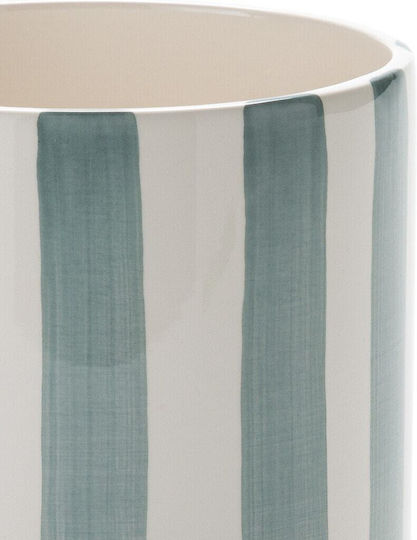 La Redoute Interieurs Blumentopf Keramik Blau