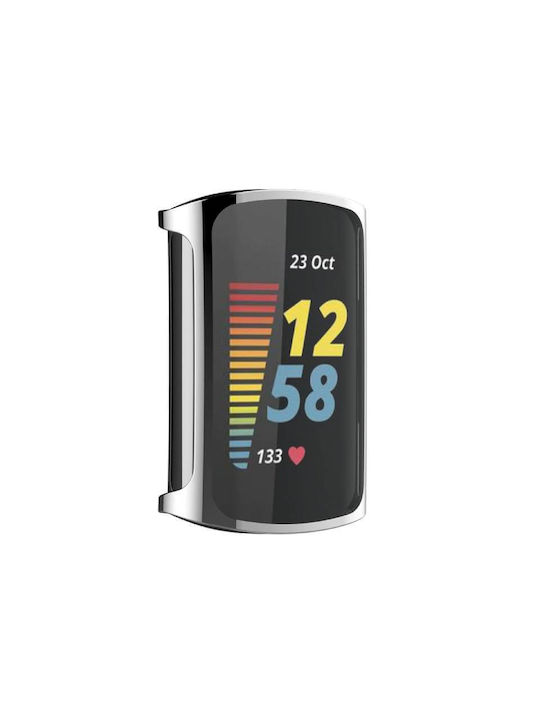 Edman Silicone Case in Gray color for Fitbit Charge 5