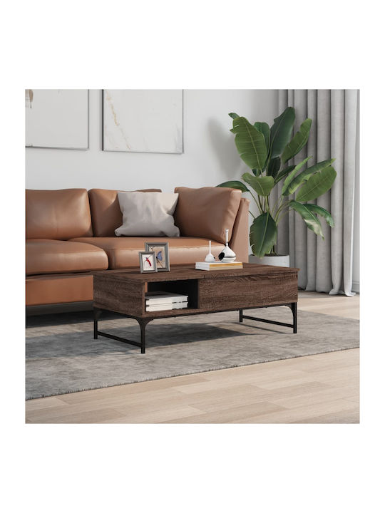 Rectangular Coffee Table with Waiter Coffee L100xW50xH35cm