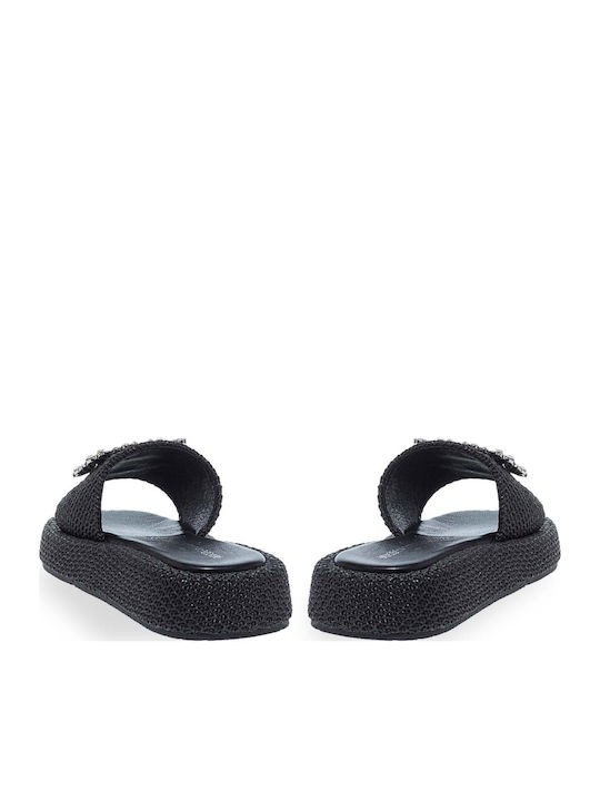 Γυναικεία Σανδάλια Flatforms Μαύρα