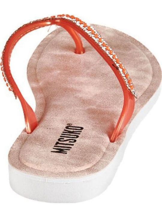 Frauen Flip Flops in Orange Farbe