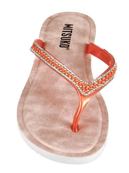 Frauen Flip Flops in Orange Farbe