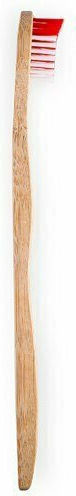 Ola Bamboo Erwachsene Weiche Zahnbürste Rot
