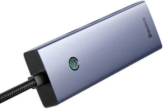 Baseus Ultrajoy Series Lite USB 3.0 4 Port Hub with USB-A Connection White