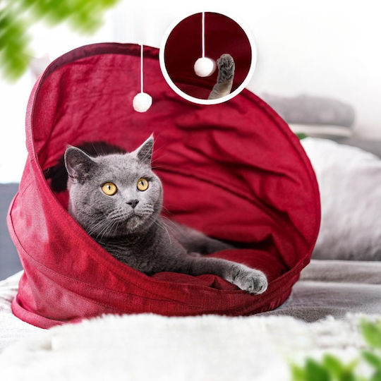 Bett Katze Rot
