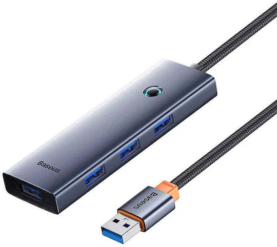 Baseus Ultrajoy Series Lite USB 3.0 4 Port Hub with USB-A Connection White