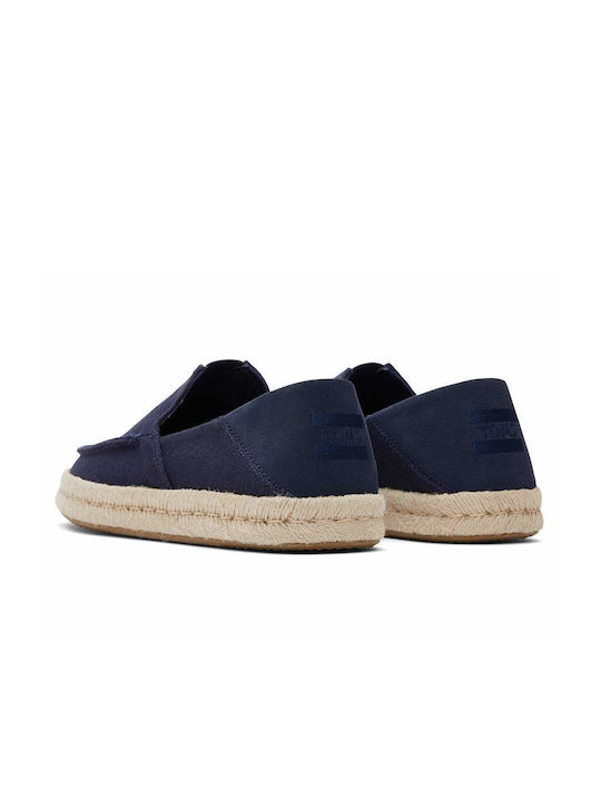 Toms Piele Espadrile pentru bărbați în Albastru Culoare