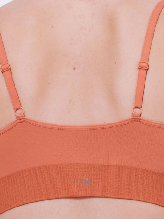 Sutien Sport pentru Femei Sloggi Ever Infused Multi Vit Bralette Portocaliu