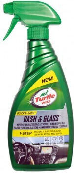 Turtle Wax Glass Καθαριστικό / Γυαλιστικό και Προστατευτικό Σπρέι για Ταμπλό Αυτοκινήτου 500ml