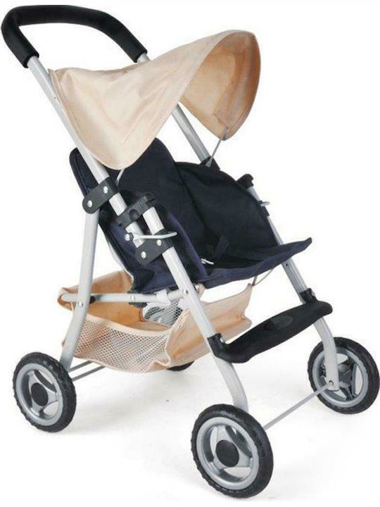 Gute Qualität Metall Puppen Kinderwagen mit Windel Zelt, Stauraum und Traktion Räder und Geschenk Kerze