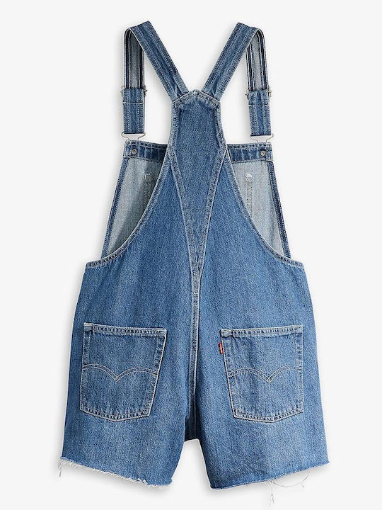 Levis Vintage Shortall Med Indigo-worn In - Mend Me Not 523330050 - Mend Me Not