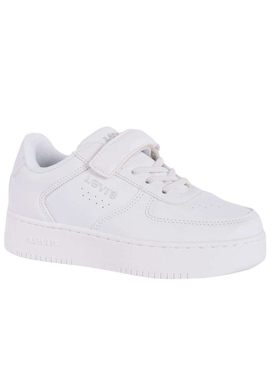 Union Παιδικά Sneakers με Σκρατς Λευκά