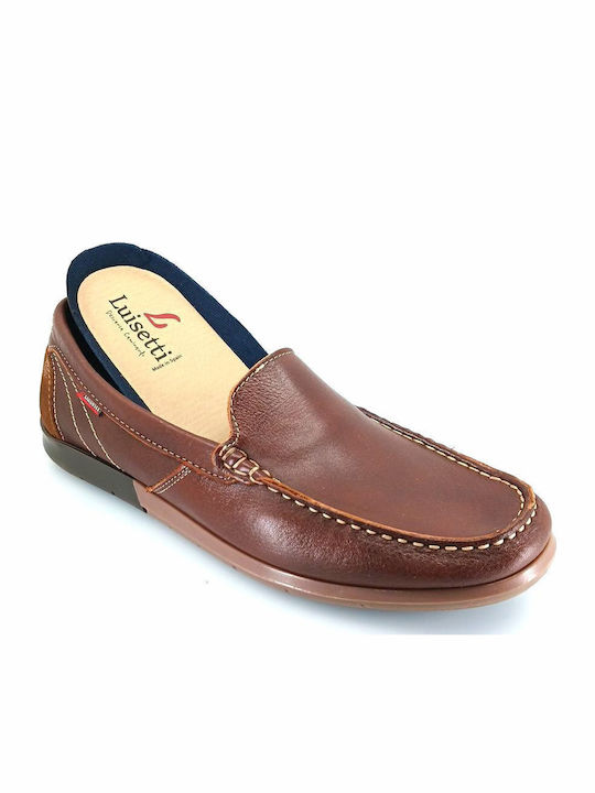 Luisetti 29300 (Cognac Leather) Men's Moccasins