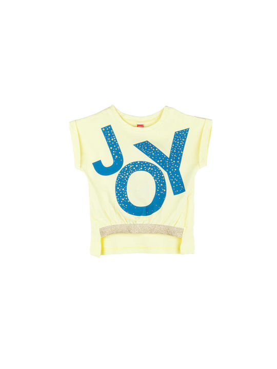 Joyce Kids Set with Leggings Summer 2pcs Yellow