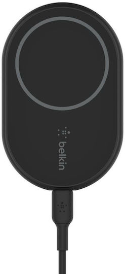 Belkin Βάση Κινητού Αυτοκινήτου με Μαγνήτη και Ασύρματη Φόρτιση Χωρίς Αντάπτορα Φόρτισης