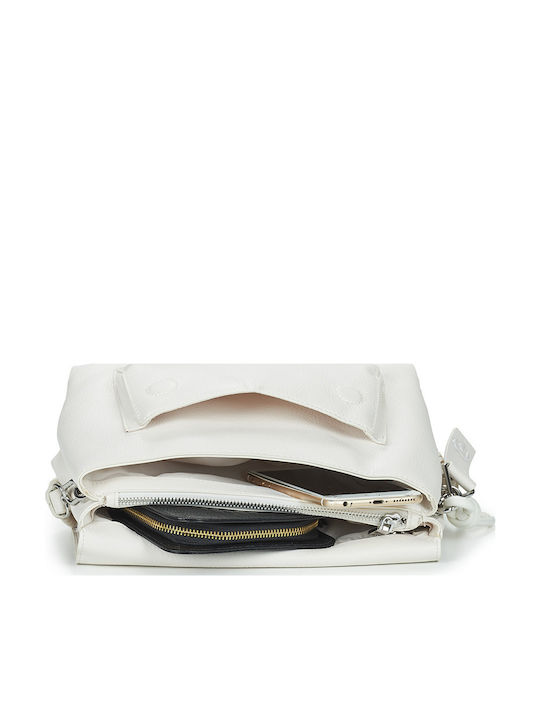 Half Logo Women's Bag Shoulder White