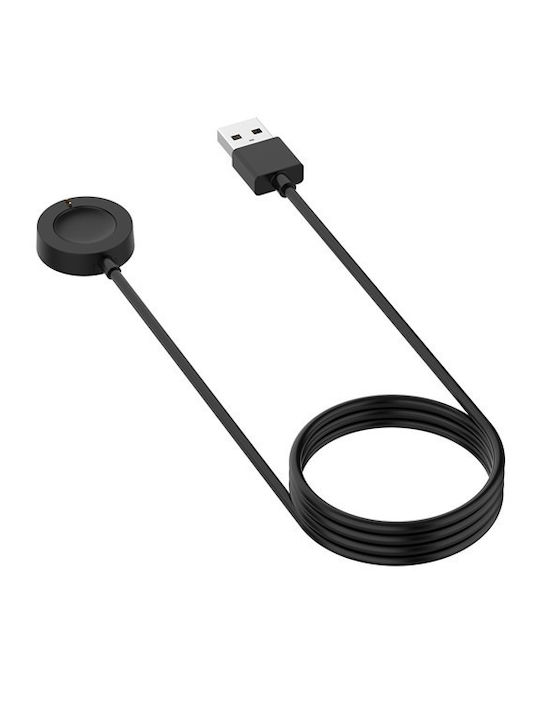 Cablu de încărcare Edman Smartwatch pentru Fossil Gen 6 / Fossil Gen 4 / Fossil Gen 5, lungime 1m, încărcător de ceas, negru