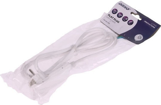 Orno Extension Cable Cord 1.5m White