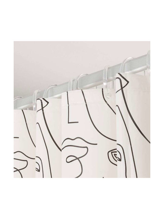 Sealskin Duschvorhang 180x200cm Black