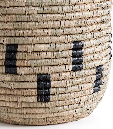 La Redoute Interieurs Aufbewahrungskorb Korbweide mit Deckel Beige 45x45x62cm 1Stück