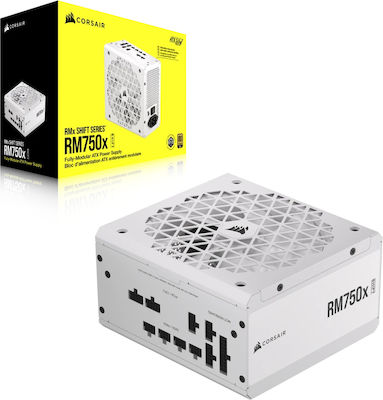 Corsair RM750x Shift 80 Plus 750W Alb Sursă de Alimentare Calculator Complet modular 80 Plus Gold