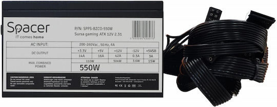 Spacer Sursa 550W Τροφοδοτικό Υπολογιστή Full Wired
